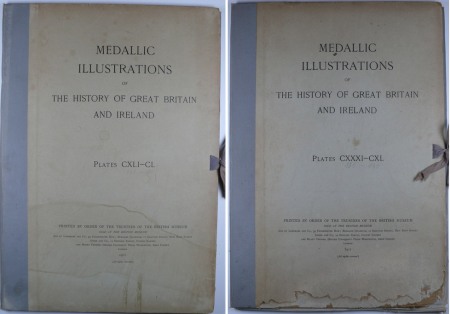 Medallic illstrations of the history of great britaine and irland, 2 volumes de planches, 1911