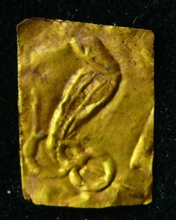 Egypte - Epoque ptolémaïque - Plaquette en or (Uraeus) - 305 / 30 av. J.-C.