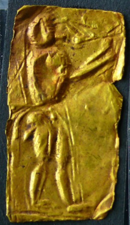 Egypte - Epoque ptolémaïque - Plaquette en or (Divinité zoomorphe) - 305 / 30 av. J.-C.