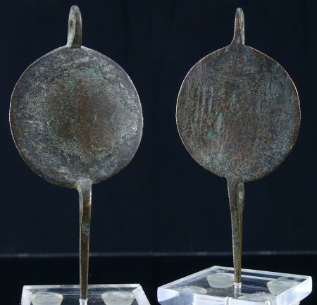 Egypte - Epoque ptolémaïque - Miroir pendentif en bronze - 305 / 30 av. J.-C.
