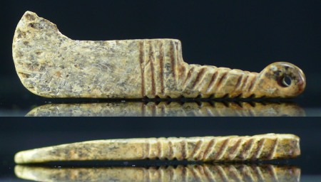 Proche-Orient - Couteau votif en pierre - 2000 / 1000 av. J.-C.