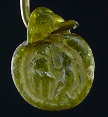 Romain byzantin - Médaillon en pâte de verre - 500 / 800 ap. J.-C.