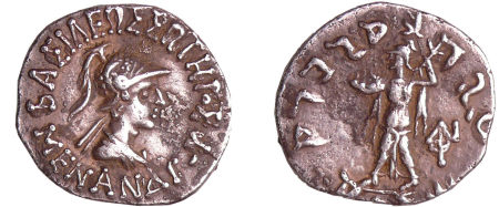 Royaume de Bactriane - Menander - Drachme (160-145 av. J.-C.)