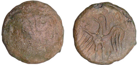 Carnutes - Bronze à l'aigle (52 av. J.-C.)
