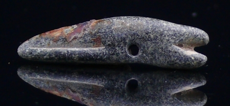 Egypte - Basse époque - Amulette en pierre (crocodile) - 633-332 av. J.-C. - (26-30ème dynastie)