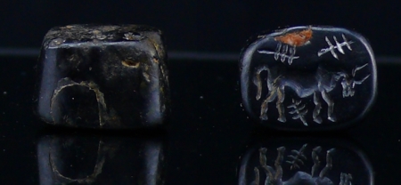 Sassanide - Cachet en hématite - 200 / 700 ap. J.-C.