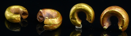 Iran - Période achéménide - Boucles d'oreilles en or - 500 / 300 av. J.-C.
