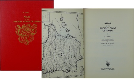 Atlas of the ancient coins of spain, A. Heiss, réimpression 1976 (1870)