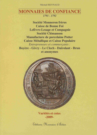 Monnaies de confiance 1791-1792 - Michaël REYNAUD