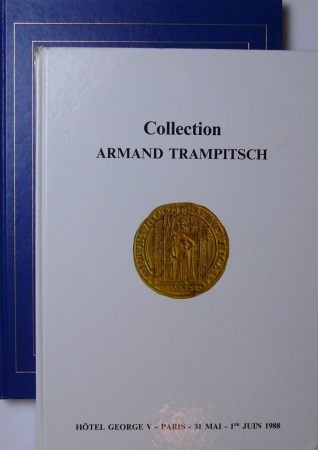 Ensemble de 2 catalogues de vente de la Collection Trampitsch
