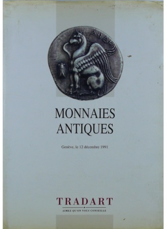 Catalogue de vente, Monnaies antiques provenant de la collection "H.A.", Tradart, Genève 12 décembre 1991