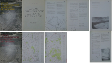 Atlas d'Archéologie aérienne de Picardie - Le bassin de la Somme et ses abords à l'époque Protohistorique et Romaine (2 Volumes) - R. Agache et B. Breart - 1975