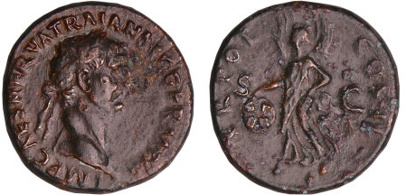 Trajan - As (99, Rome) - La Victoire