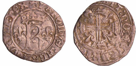 Charles VIII (1483-1498) - Karolus ou dizain (11 septembre 1488) - Tours