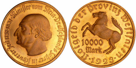 Allemagne - Westphalie - Monnaie de nécessité - 10000 mark 1923