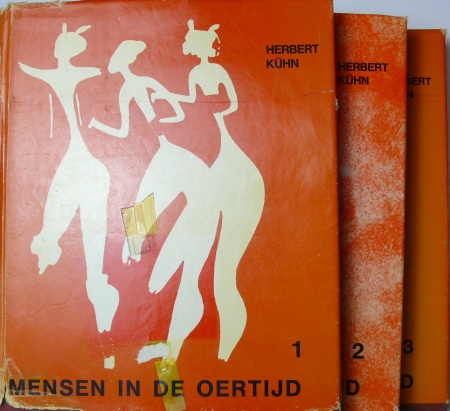 Mensen in de Oertijd, Herbert Kühn - 3 volumes 1968