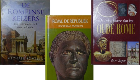 Lot de 3 ouvrages sur Rome