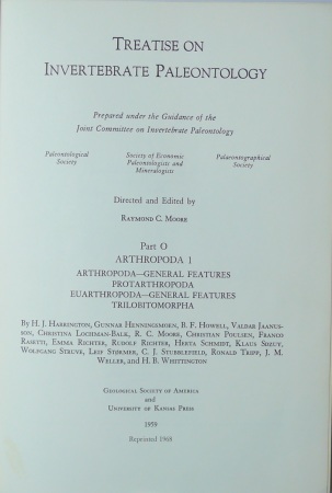 Treatise on Invertebrate Paleontology, The Geological Society of America Inc and The University of Kansas Press