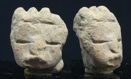 Précolombien - Mexique - Tête en terre cuite - 1200 av. / 200 ap. J.-C.