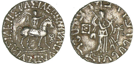 Royaume Indo-Scythe - Azès II - Tétradrachme (-20/+5 av. J.-C.)