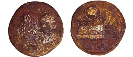 Agrippa et Octave - Dupondius d'Orange (28-27 av. J.-C., Orange)
