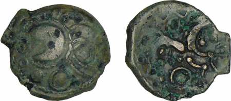 Aulerques Eburovices - Bronze au cheval (60-50 (av. J.-C.)