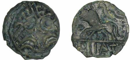 Carnutes - Bronze COIIAT au lion (60-40 av. J.-C.)