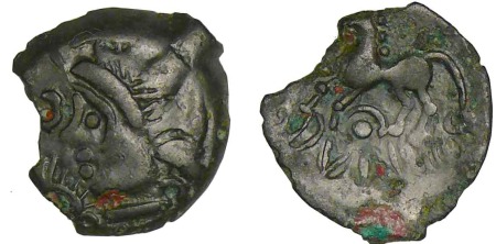 Suessions - Bronze au sanglier devant la bouche (60-30 av. J.-C.)