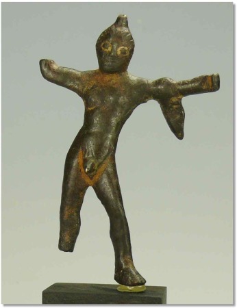 Gallo romain - Statuette en bronze - Ier av. + Ier ap. J.-C. 