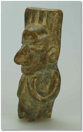 Maya - Buste en terre cuite - 600-900 ap. J.-C.