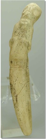 Caraïbes - Taino - Spatule vomitive en os  - 14ème-17ème siècle ap. J.-C.