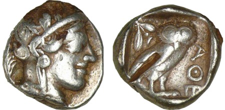 Attique - Athènes - Tétradrachme (350-306 av. J.-C.)