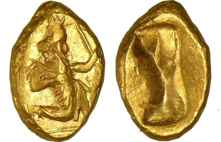 Royaume de Lydie - Xéréxès - Darique d'or (486-450 av. J.-C.)
