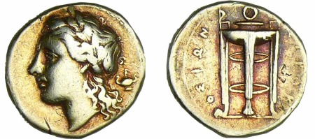 Sicile - Syracuse - Régne de d'Agathoclès - 50 litra (311-289 av. J.-C)