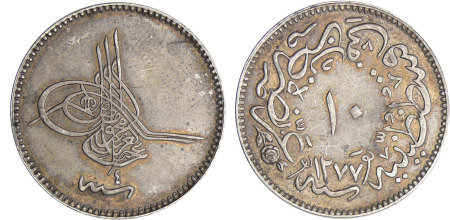 Turquie - Abdul Aziz (1860-1876) - 10 para 1277 / 4 (1865)