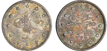 Turquie - Abdul Majid (1839-1861) - 2 kurush 1277 // 2