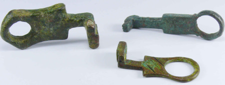 Romain - Lot de 3 clefs en bronze - 1er-4ème siècle ap. J.-C.