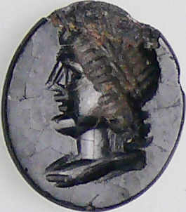 Romain - Intaille en cornaline (homme de profil) - 1er-4ème siècle ap. J.-C.