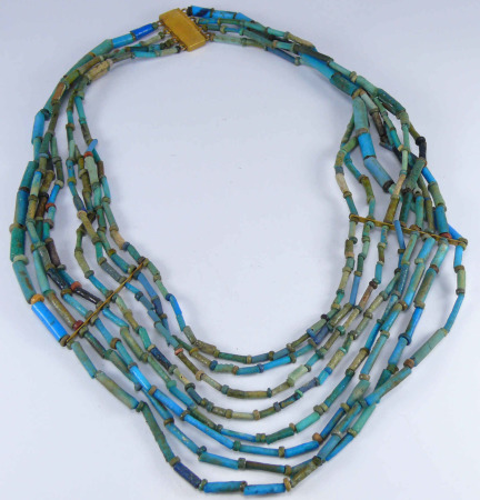 Egypte - Collier en perles de silice - 633-332 av. J.-C. - (26-30ème dynastie)