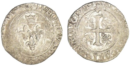 Louis XII - Blanc de Provence 3ème type (Tarascon)