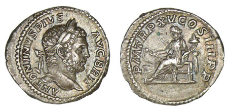 Caracalla - Denier (212, Rome) La Santé
