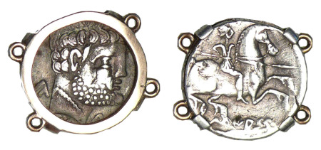 Espagne - Vascone - Turiasu - Denier (Zaragoza) (IIème siècle av. J.-C.)
