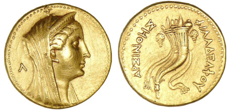 ROYAUME LAGIDE - Ptolémée VI - Octodrachme d’or (180-145 av. J.-C.)