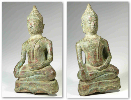 Khmer - Bhouda en bronze - XVIIème siècle 