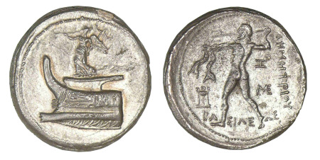 MACÉDOINE - Demetrios Poliorketes - Tétradrachme (294-288 av. J.-C.)