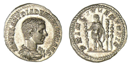 Diaduménien - Denier (218, Rome)