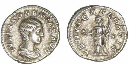 Julia Soemias - Denier (220, Rome) Vénus