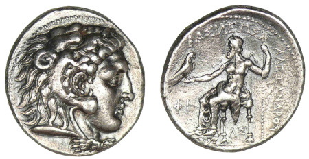MACÉDOINE - Alexandre III - Tétradrachme (325-320 av. J.-C.) Side