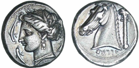 Siculo-Puniques - Carthage - Tétradrachme - (340 av.)