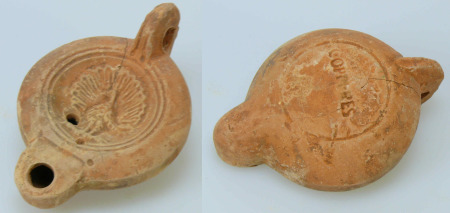 Romain - Lampe à huile (Paon) - 1er-3ème siècle